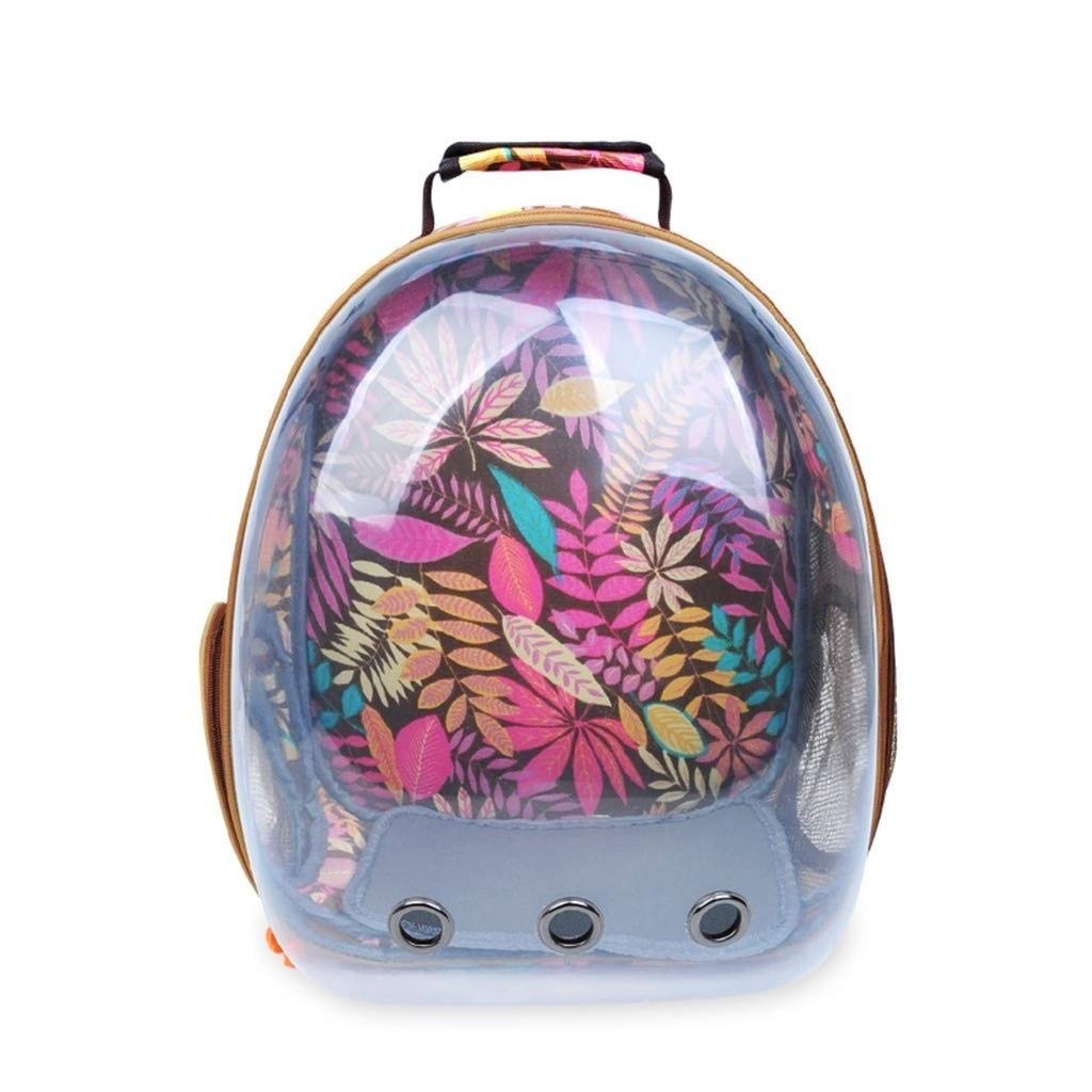 SCDCWW Hard-Sided Pet Backpack Carrier - Bubble Window Dog Travel Bag for Small Pets, Waterproof & Breathable Pet Carrier for Airplane, Car, Hiking & Outdoor Adventures