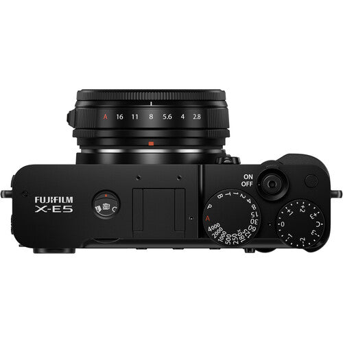 Fujifilm X-E5 Mirrorless Digital Camera with XF 23mm f/2.8 R WR Lens - Compact Travel & Street Photography Camera for Vloggers & Content Creators