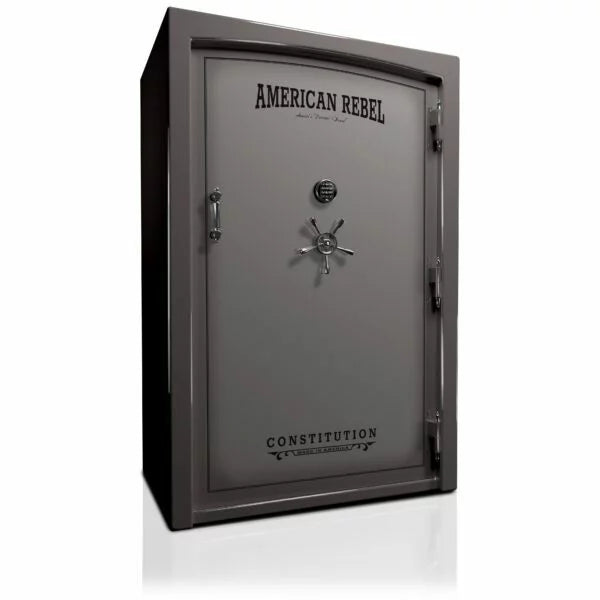 American Rebel CS60 Constitution 60 Gun Safe - Fireproof & Secure Gun Cabinet for Home & Office - Heavy Duty Rifle Storage with Digital Lock & Steel Construction - Perfect for Firearms, Ammo & Valuables Protection