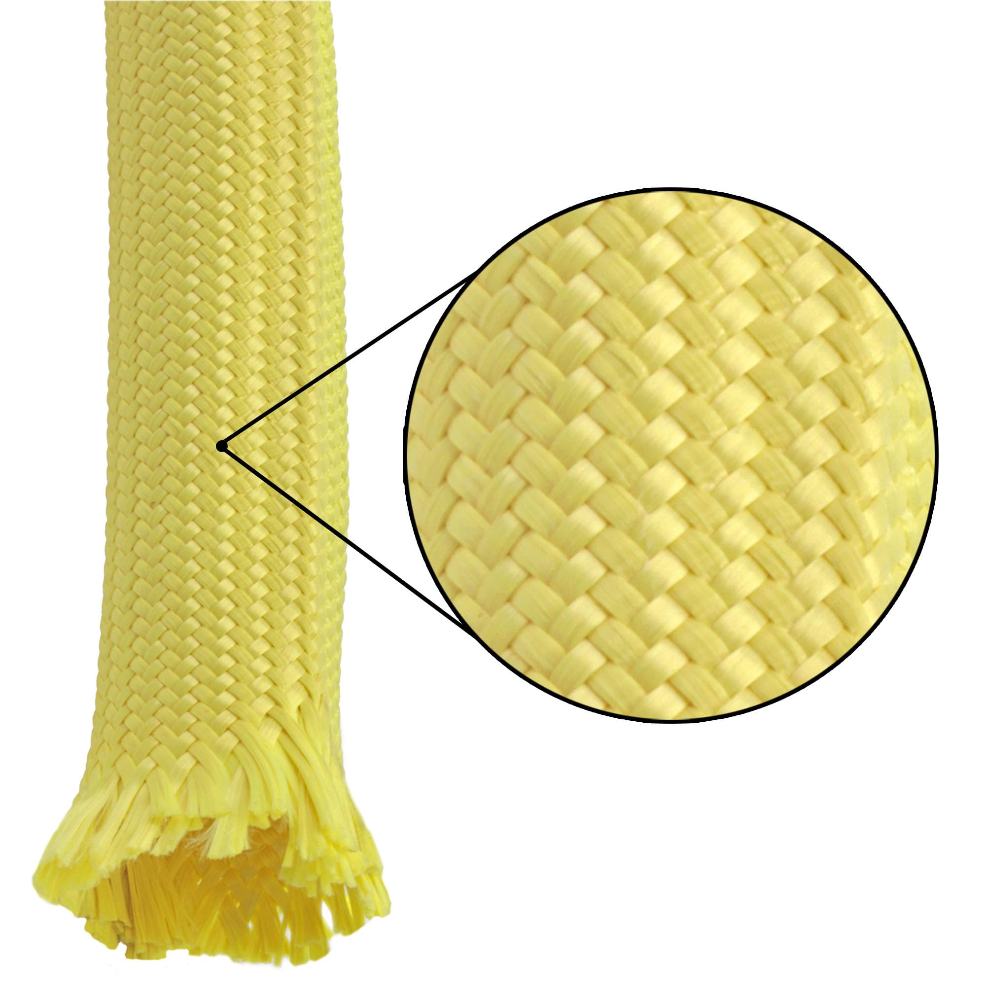 Aramid Fiber Braided Sleeving 1.25