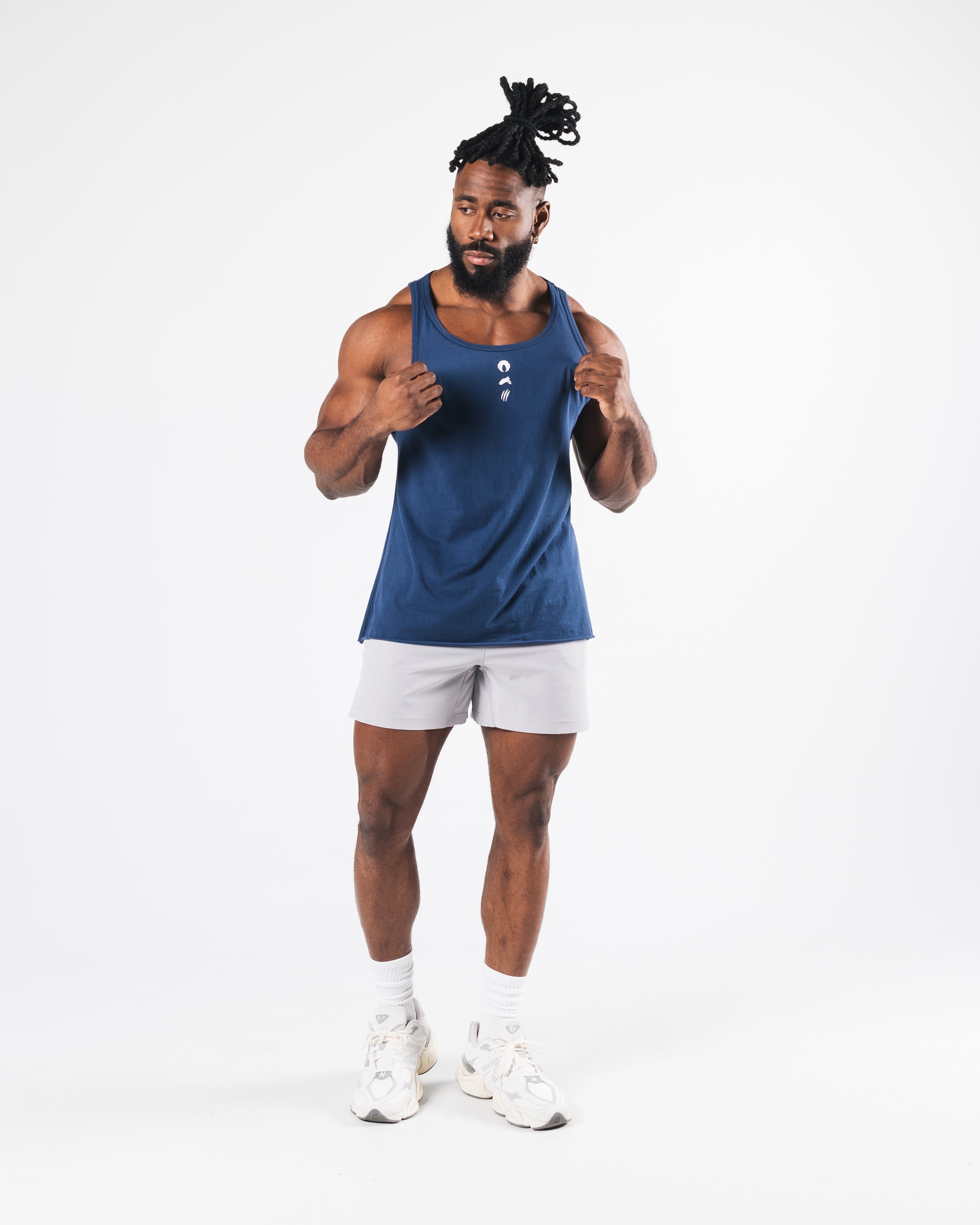 Stylish Three Pillar Tank Top in Denim - Perfect for Casual Outfits, Summer Wear, and Layering