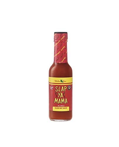 Slap Ya Mama All Natural Louisiana Style Hot Sauce - Cajun Spicy Flavor, 5oz Bottle | Perfect for Gumbo, Jambalaya & Grilling | Authentic Southern Heat