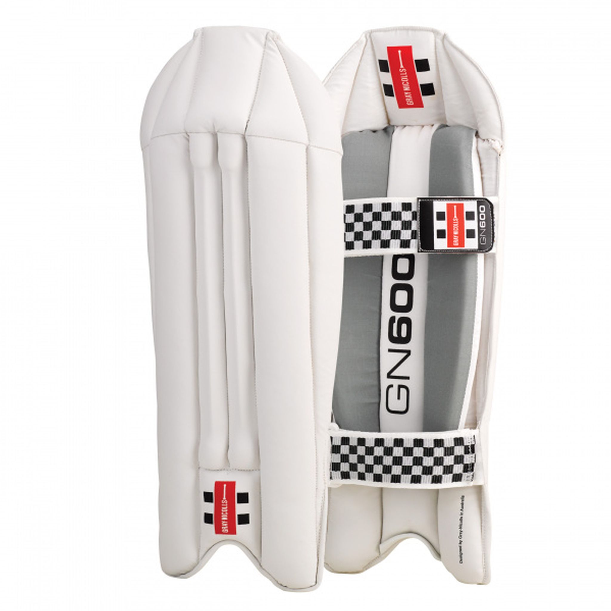 Gray Nicolls GN 600 Cricket Wicket Keeping Pads for Adults - Premium Protection for Wicket Keepers in Matches & Practice Sessions