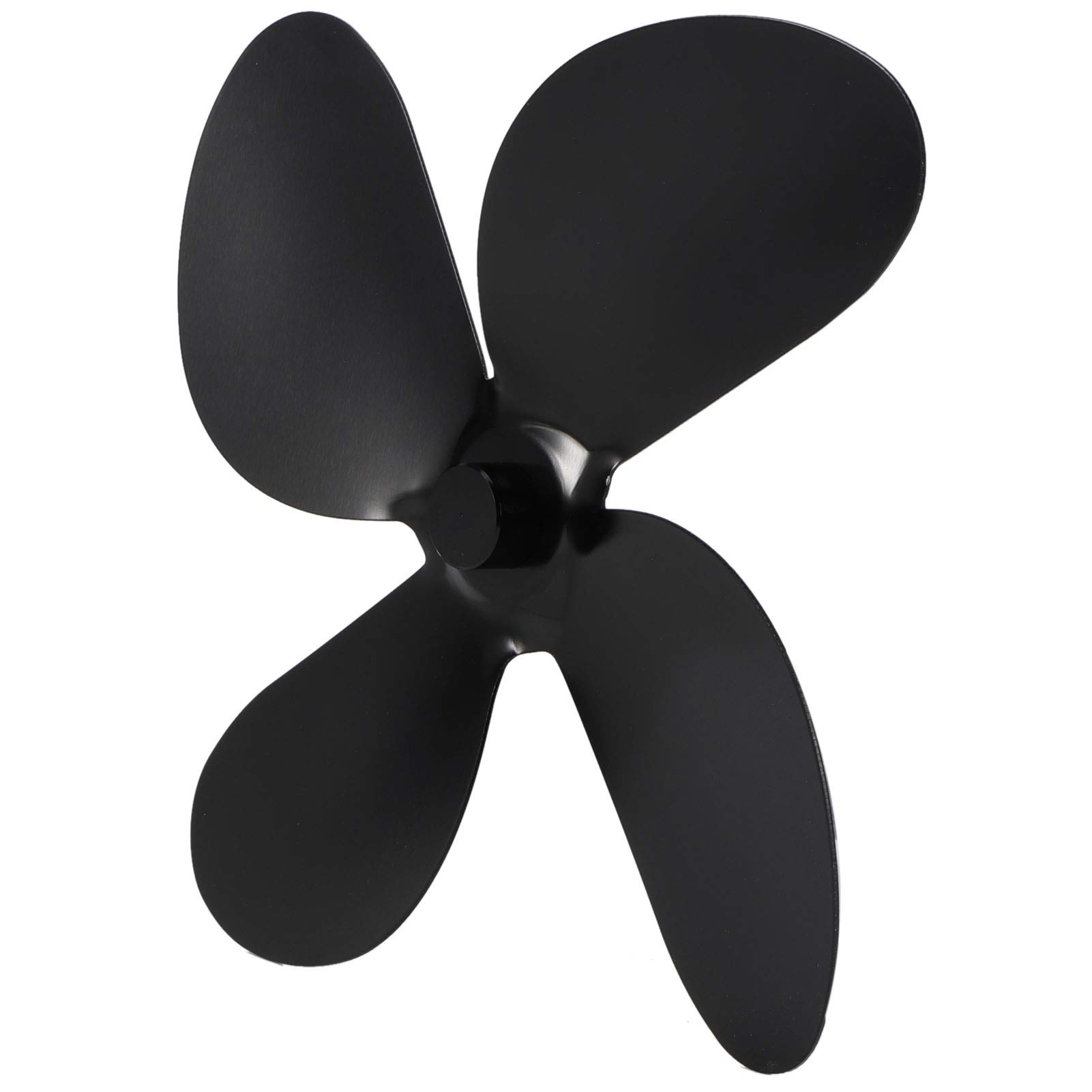 4 Blades Stove Fan Replacement - Compatible with Fireplace & Home Stove Accessories - Efficient Heat Distribution for Cozy Winter Nights (#1)