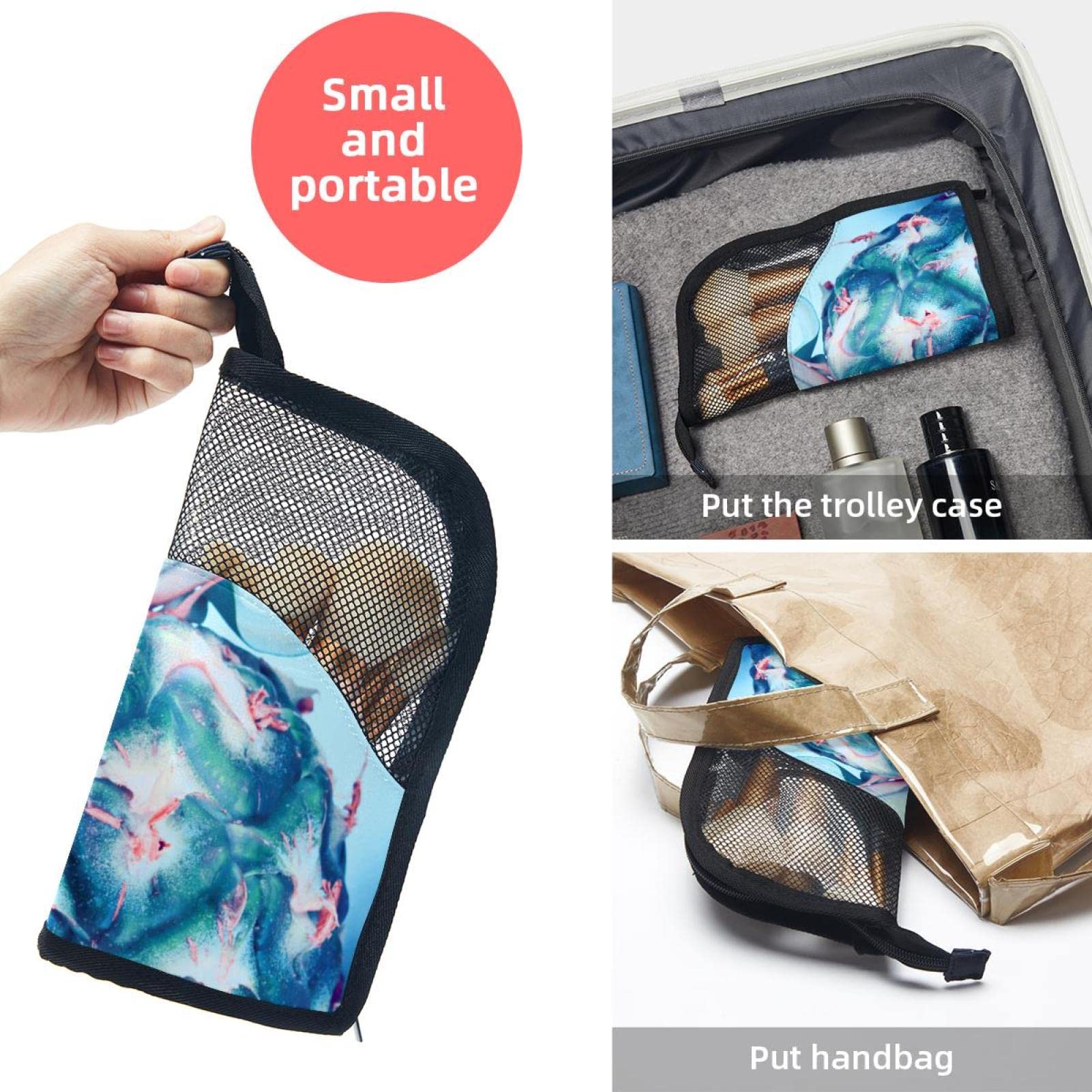 Waterproof Makeup Brush Organizer Bag with 12 Slots - Portable Travel Cosmetic Brush Holder Case for Makeup Artists (Pineapple Fruit Design) - Perfect for Home Storage & On-the-Go Beauty Essentials