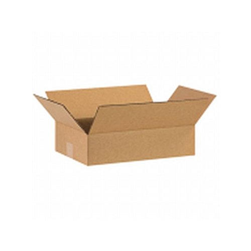 25-Pack 16x10x4 Inch Kraft Corrugated Cardboard Shipping Boxes for Mailing, Storage & Moving | Eco-Friendly Packaging for Ecommerce, Home & Office Use