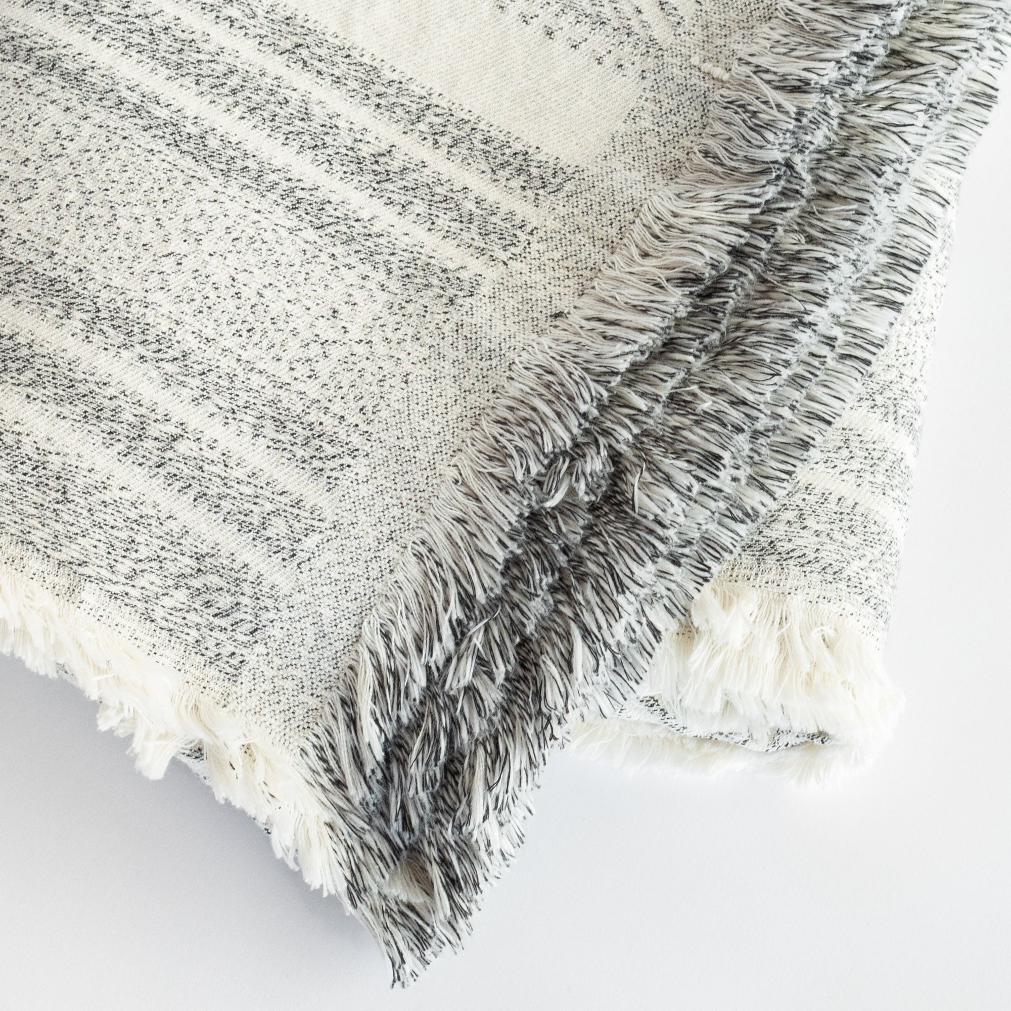 Willow Throw Blanket - Soft & Cozy Salt & Pepper Pattern - Perfect for Sofa, Bed & Outdoor Use