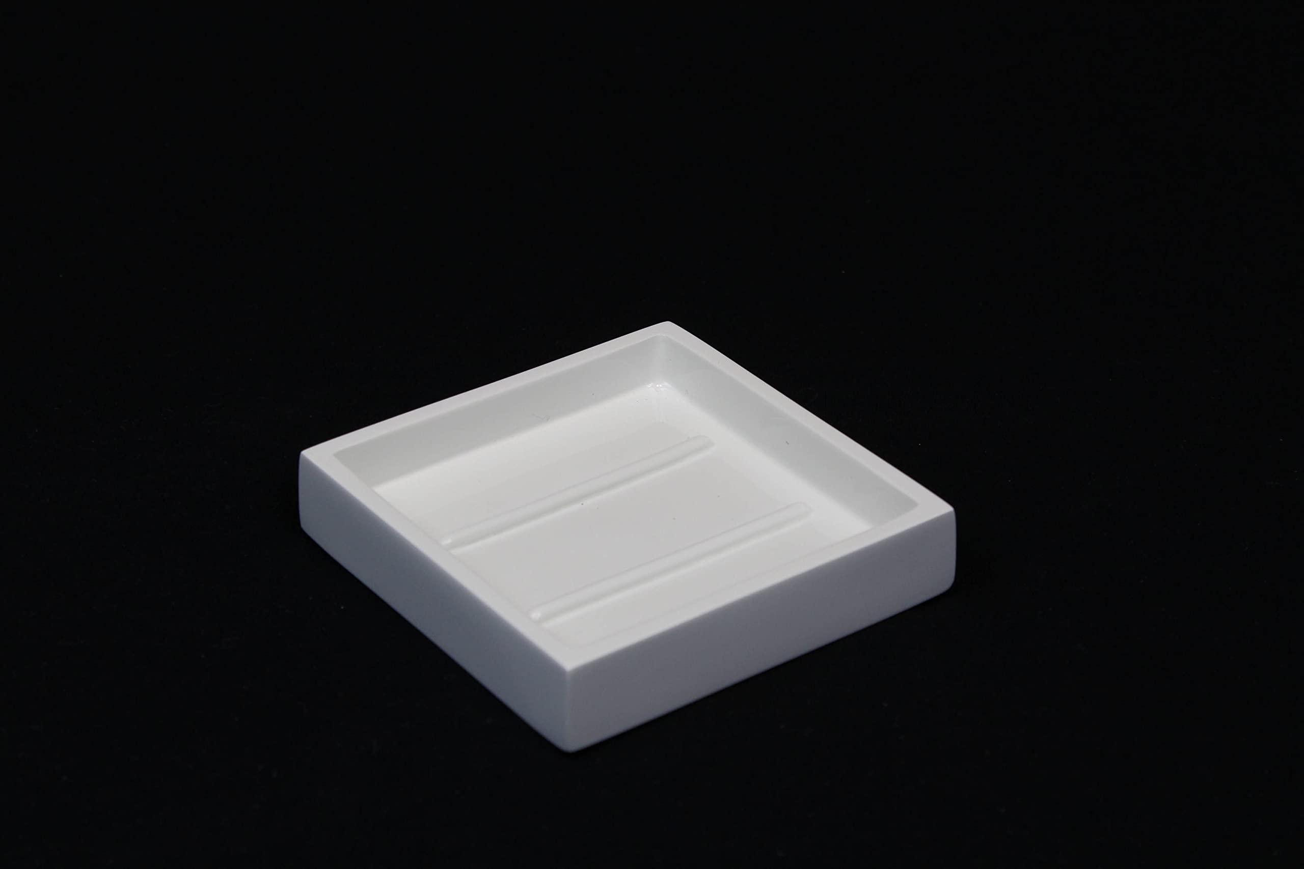 Glossy White Soap Dish - Pack of 24 (4x4 Inches) by Hospitality Source - Perfect for Hotels, Restaurants & Bathroom Organization
