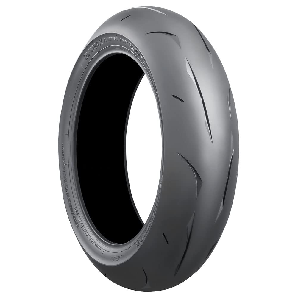 Bridgestone Battlax RS10 Racing Street Hypersport Rear Motorcycle Tire 180/55ZR-17 (73W) - High Performance Motorcycle Tire for MV Agusta F3 675 2012-2018 - Perfect for Track Days, Sport Riding & High-Speed Cornering