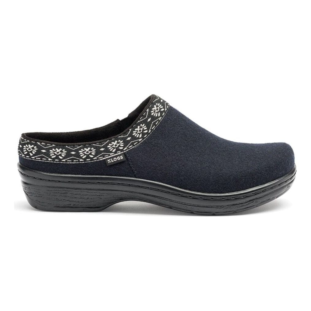 KLOGS YORK WOOL CLOG - Comfortable & Warm Women's House Slippers for Indoor/Outdoor Use - Perfect for Home, Office, and Relaxation