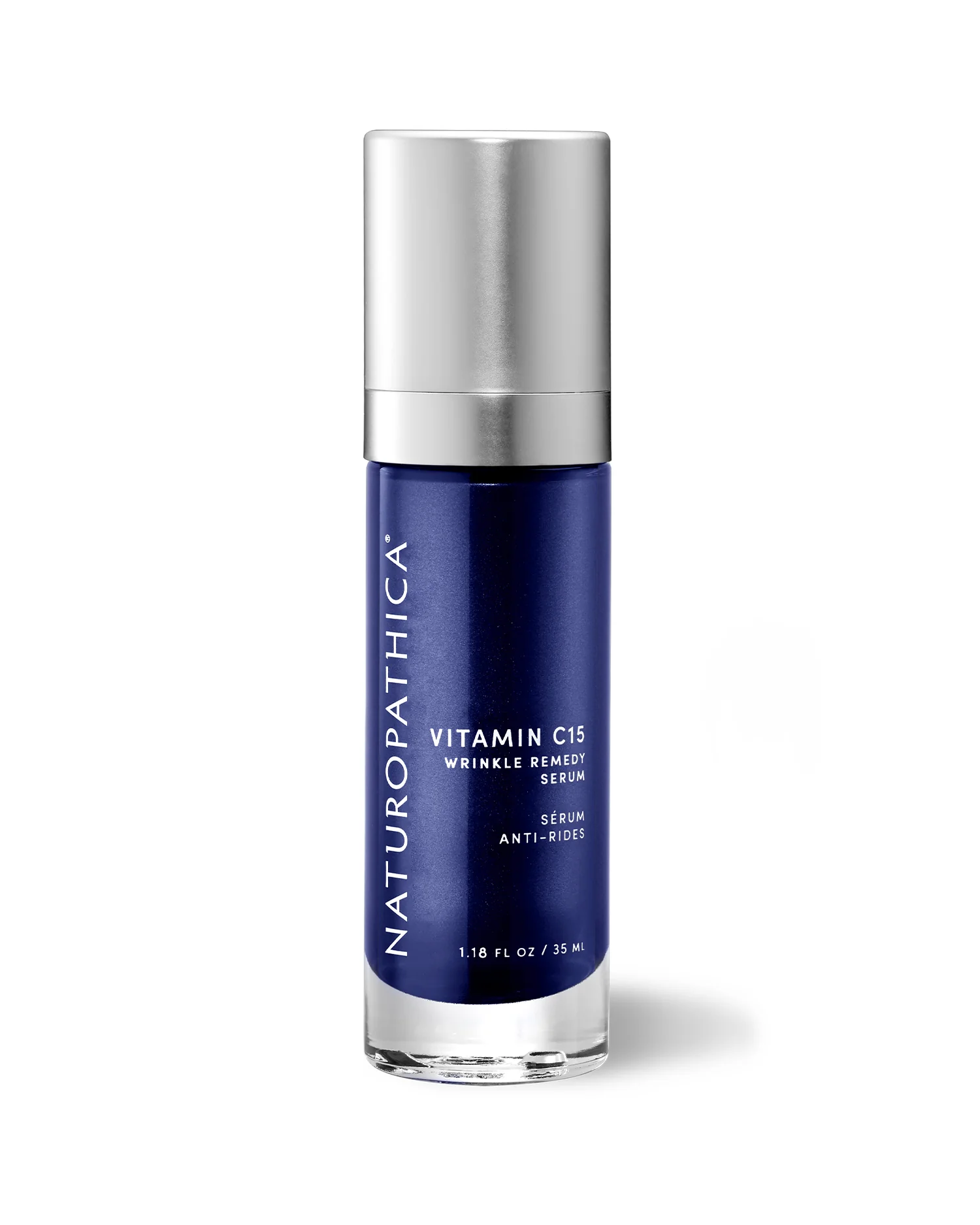 Naturopathica Vitamin C15 Wrinkle Remedy Serum - Anti-Aging Face Serum with 15% Vitamin C for Brighter, Firmer Skin - Perfect for Daily Skincare Routine & Nighttime Use