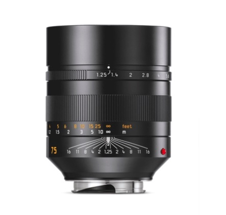 Leica NOCTILUX-M 75mm f/1.25 ASPH Lens for M-Mount Cameras - Perfect for Low Light Photography, Portraits & Professional Videography