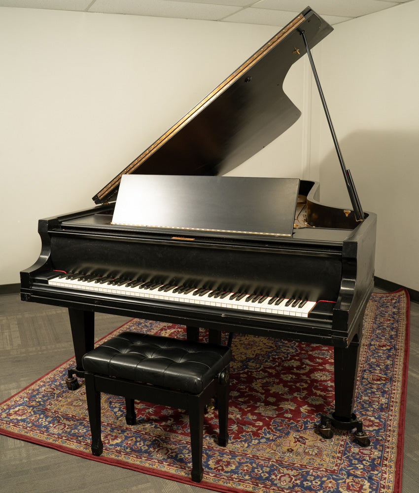 Baldwin 1922 Grand Piano in Satin Ebony Finish | Premium Upright Piano for Home, Concert Hall & Recording Studio | Classic Musical Instrument for Professional Pianists