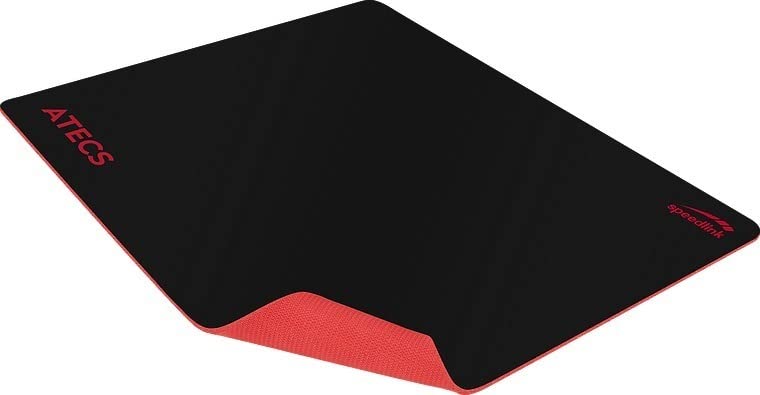 ATECS Soft Gaming Mousepad - Medium Size, Black - Perfect for PC, Laptop & Office Use