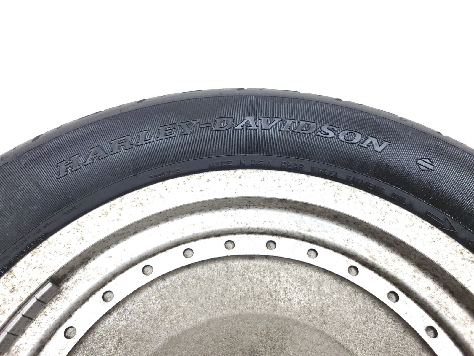 Harley Davidson Sportster 883 1200 Rear Wheel Rim & Tire 150/80B16 OEM Replacement - Perfect for Motorcycle Upgrades & Custom Builds