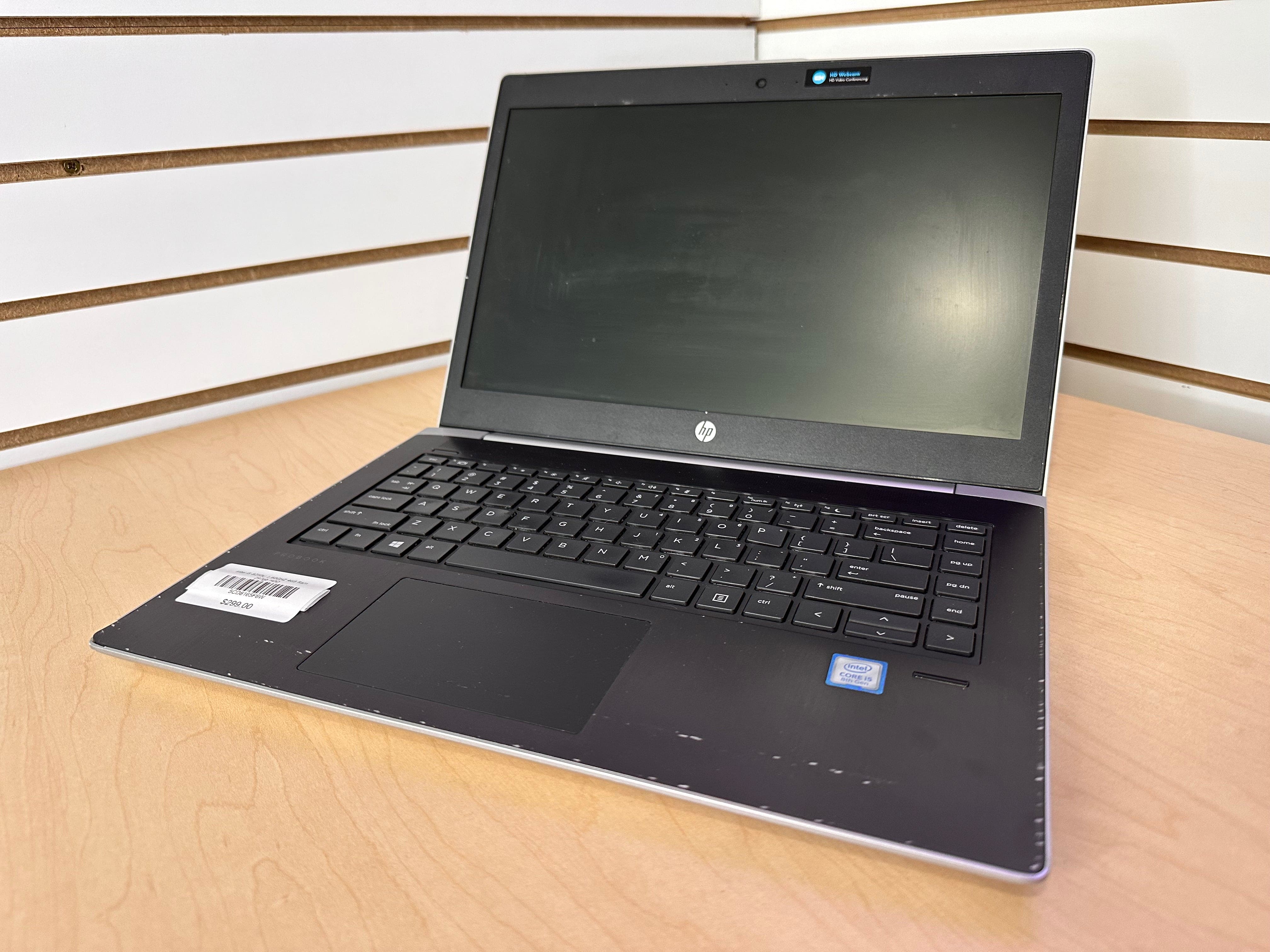 HP ProBook Laptop with 8th Gen Intel Core i5 Processor, 4GB RAM, 297GB HDD - Perfect for Business, Office Work & Remote Learning