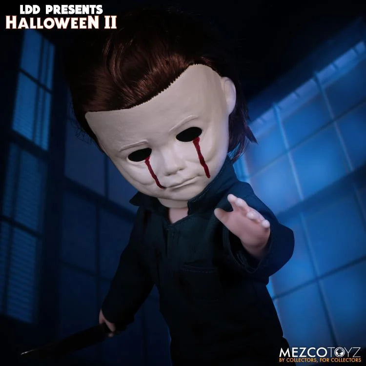 Halloween II (1981) Michael Myers Mask - Official LDD Licensed Horror Movie Costume Accessory for Halloween Parties & Cosplay