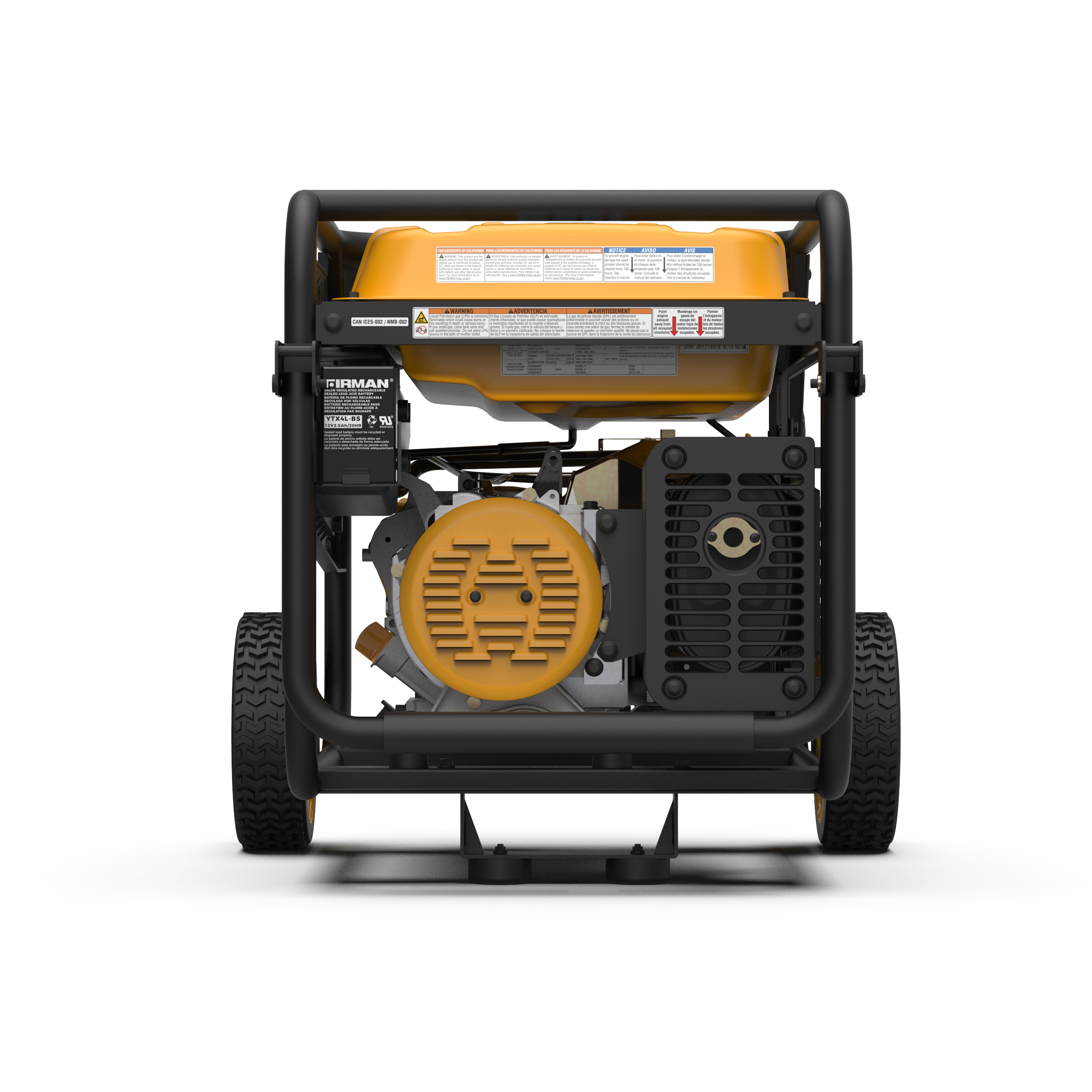 5700W Dual Fuel Portable Generator with Recoil Start - 120V/240V Output for Camping, Emergency Power & Outdoor Activities