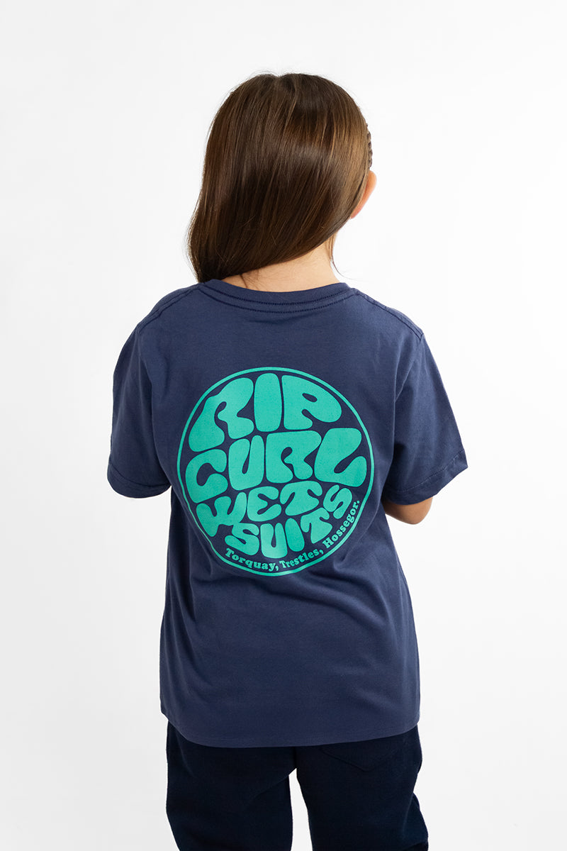 Rip Curl Kids Icons Of Surf T-Shirt - Boys & Girls Short Sleeve Tee for Beach, Surfing & Summer Activities