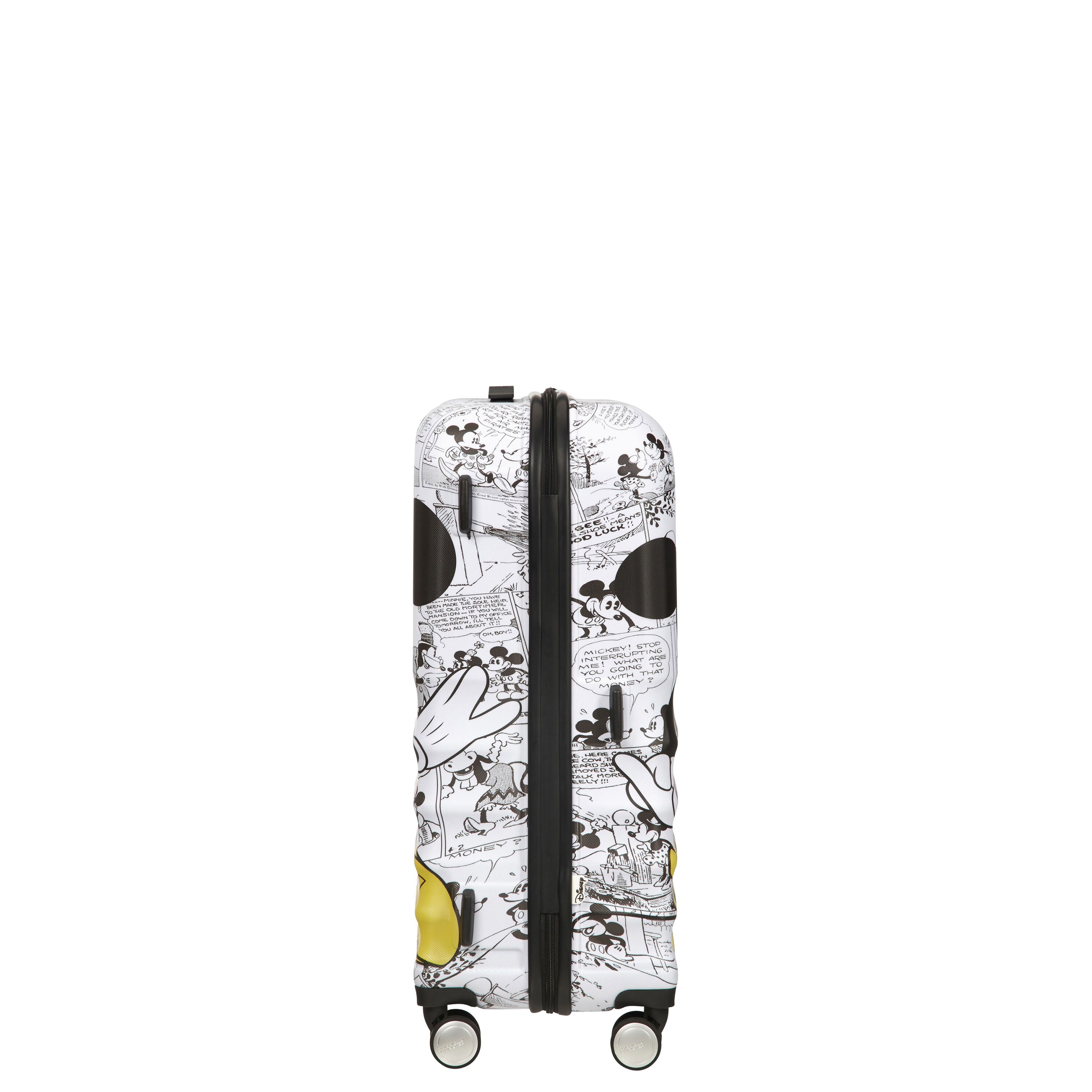 American Tourister Disney Wavebreaker Spinner Medium Luggage - Minnie Mouse Comics White | Lightweight Suitcase for Travel, Vacation & Business Trips