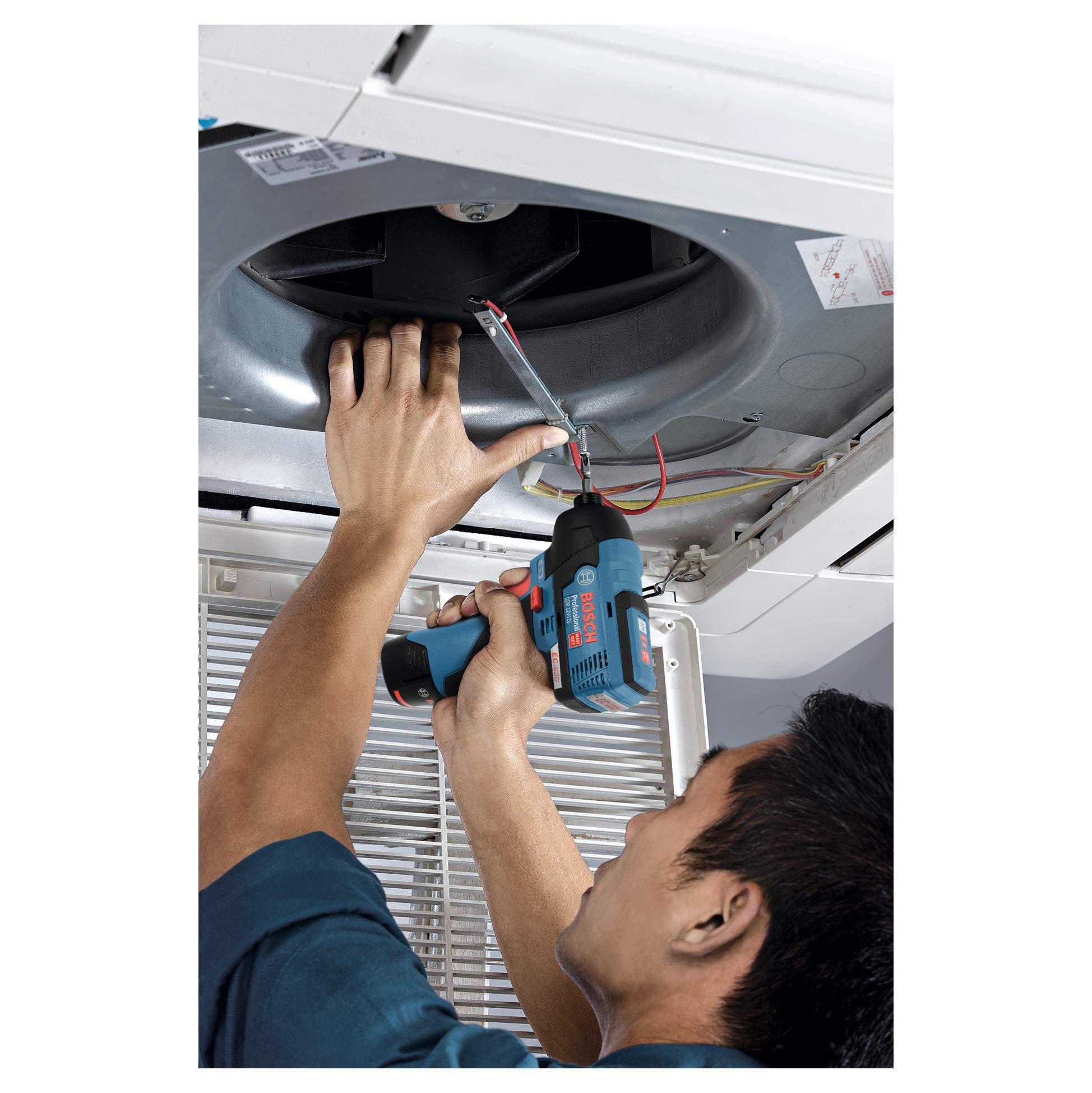 Bosch Professional GDR 12V-EC Cordless Impact Driver Kit - 1/4