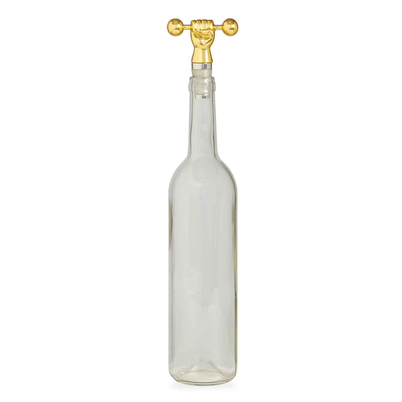 Barbell Bottle Stopper - Premium Wine Bottle Sealer for Home Bar, Gym & Party - Airtight Silicone Wine Cork for Red, White & Sparkling Wine - Perfect for Fitness Enthusiasts & Wine Lovers