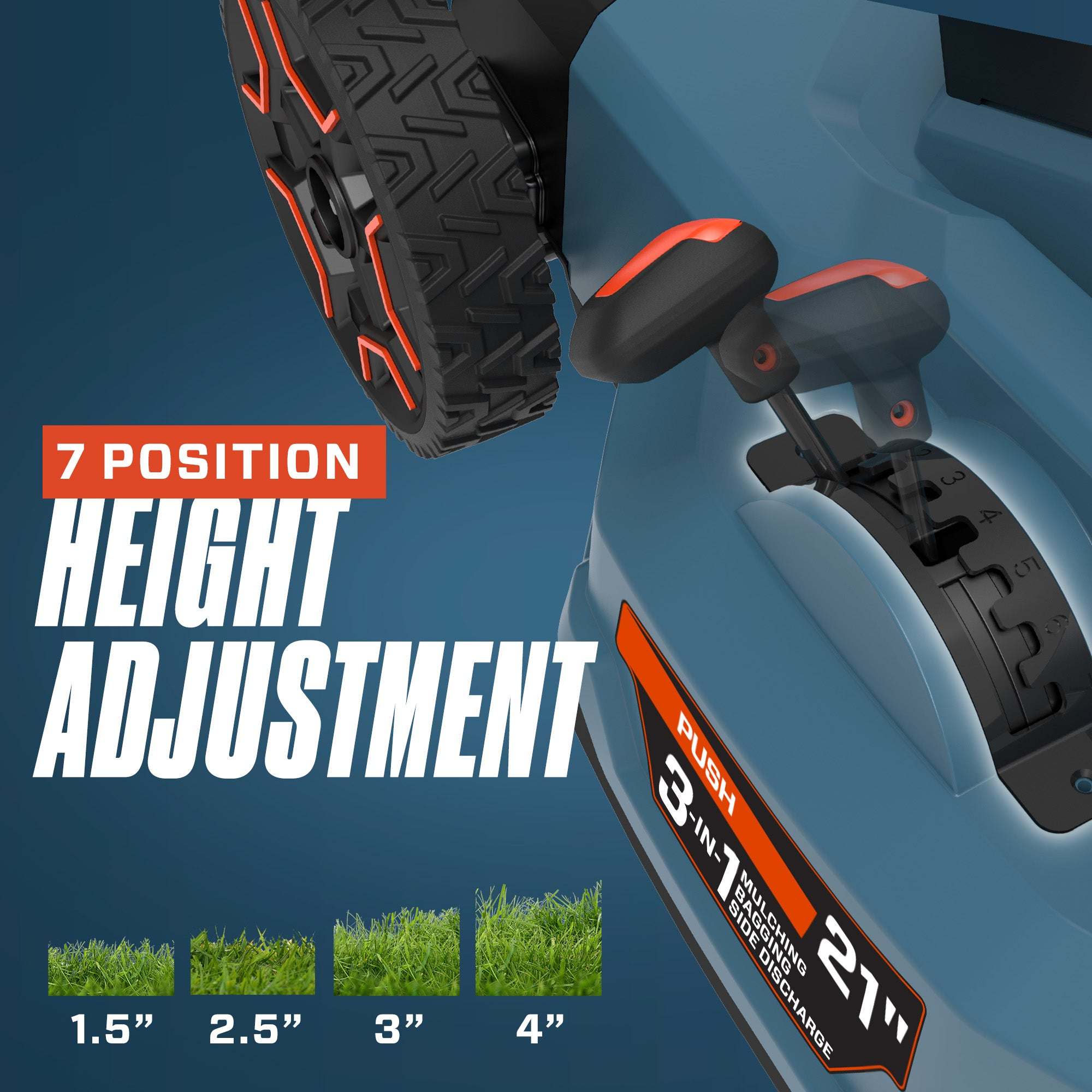 60V Max* 21-Inch Cordless Push Lawn Mower with Brushless Motor - Includes 6.0Ah Battery & Fast Charger - Perfect for Medium to Large Yards, Quiet & Eco-Friendly Lawn Care