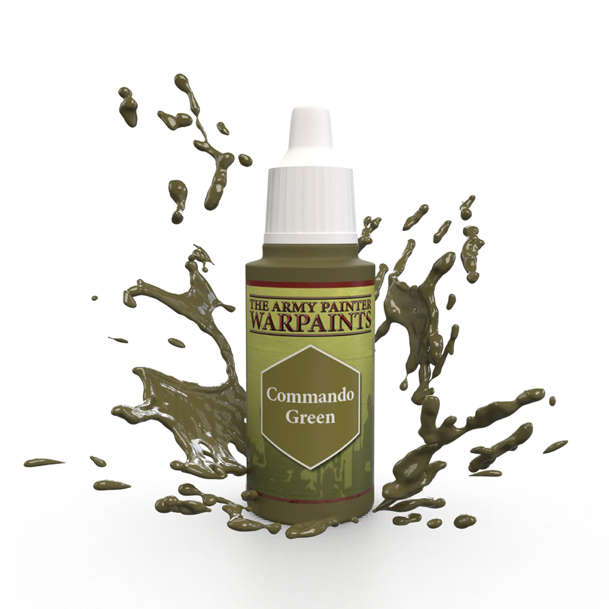 Commando Green Military Face Paint - Camouflage Makeup for Outdoor Activities, Hunting, and Airsoft - Long Lasting & Waterproof War Paint for Tactical Use