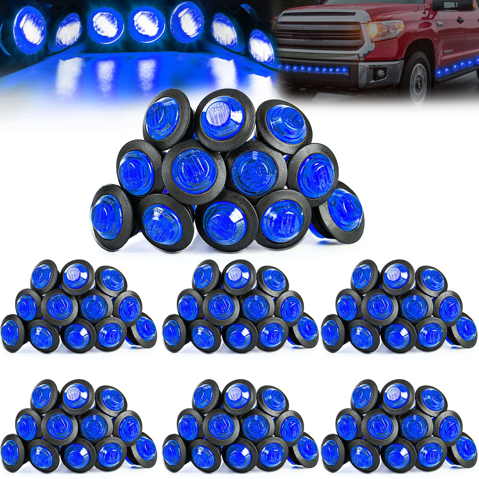 100Pcs 3/4