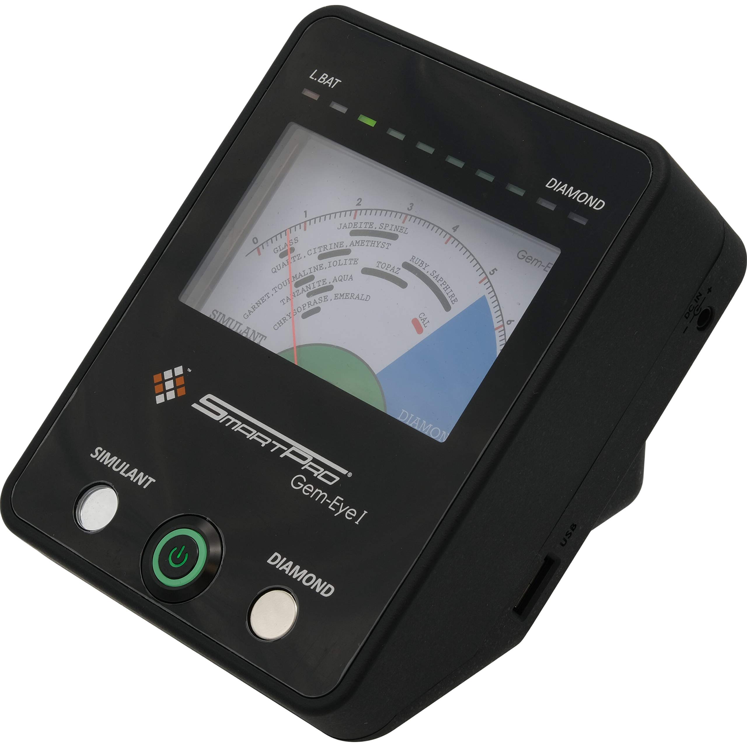 SmartPro SPGE-I Gem Eye I Gem and Diamond Tester - Professional Jewelry Testing Tool for Diamonds, Moissanite & Cubic Zirconia | Perfect for Jewelers, Pawn Shops & Gem Enthusiasts