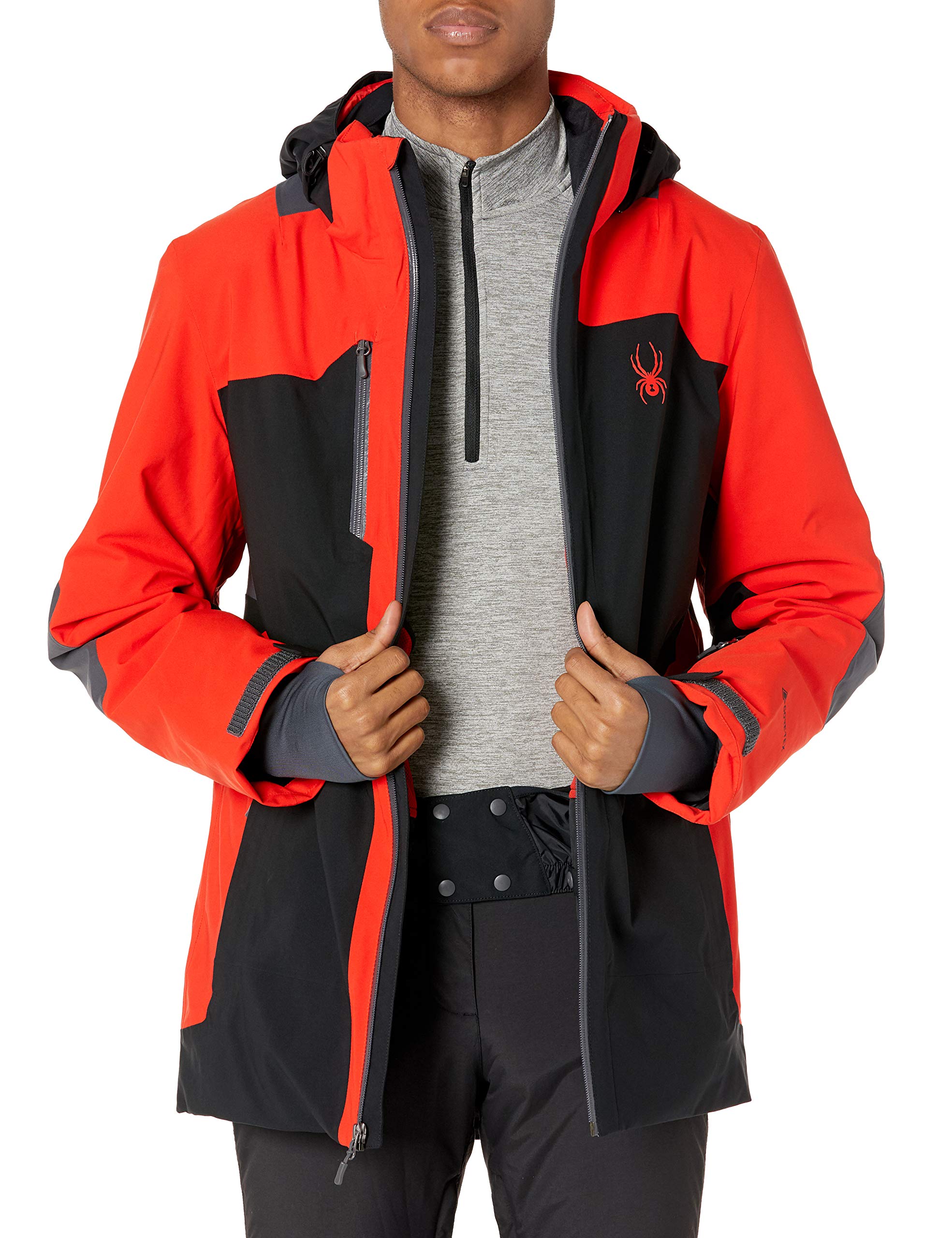 Spyder Men's Whistler GTX Waterproof Ski Jacket - Insulated Winter Snow Jacket for Men, Cold Weather Outdoor Activities, Skiing & Snowboarding Gear
