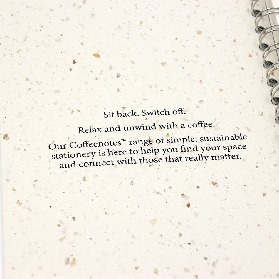 Premium Coffeenotes Medio Wiro Notebook - Durable Wirebound Journal for Coffee Lovers, Perfect for Brewing Notes, Coffee Tasting & Barista Training - Ideal Gift for Coffee Enthusiasts