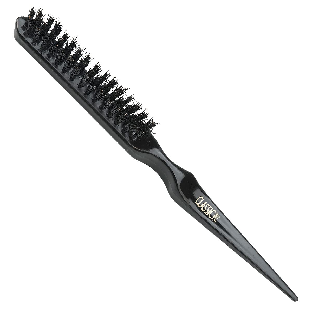 Sibel Slim-Line Backcombing Hair Brush for Voluminous Hairstyles - Professional Teasing Comb for Styling, Updos & Wedding Hair - Perfect for Salon & Home Use