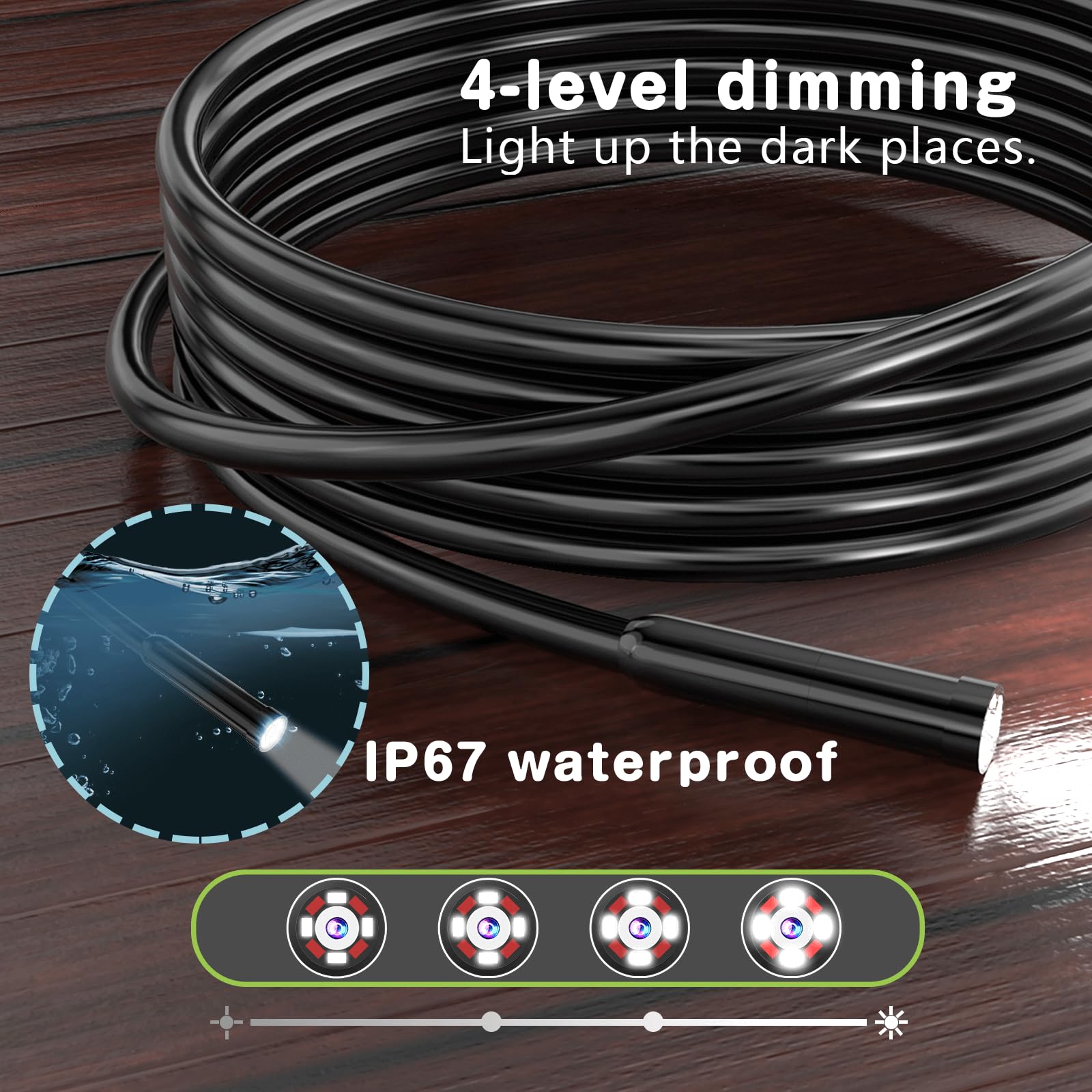 AMTORIN Night Vision Borescope Camera - 5