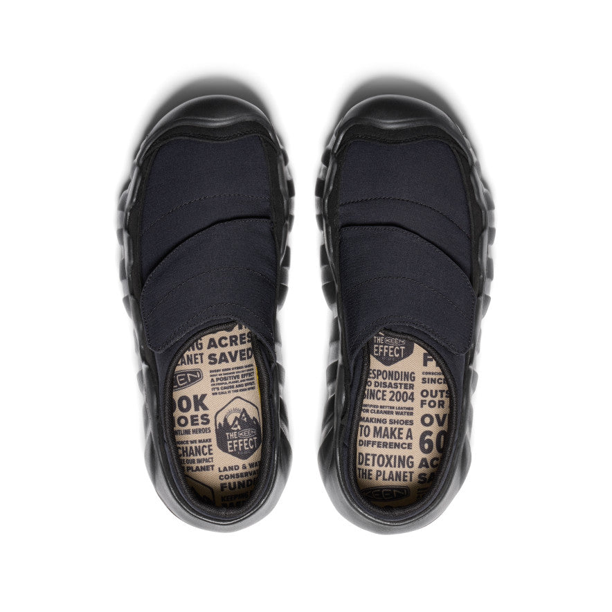 Women's Hypowser Wrap Shoe - Comfortable Slip-On Casual Shoes in Black/Black | Perfect for Walking, Travel & Everyday Wear