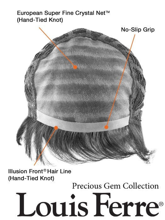 Amber Human Hair Wig with Mono Top - Natural Look & Comfortable Fit for Daily Wear, Cosplay, and Special Occasions