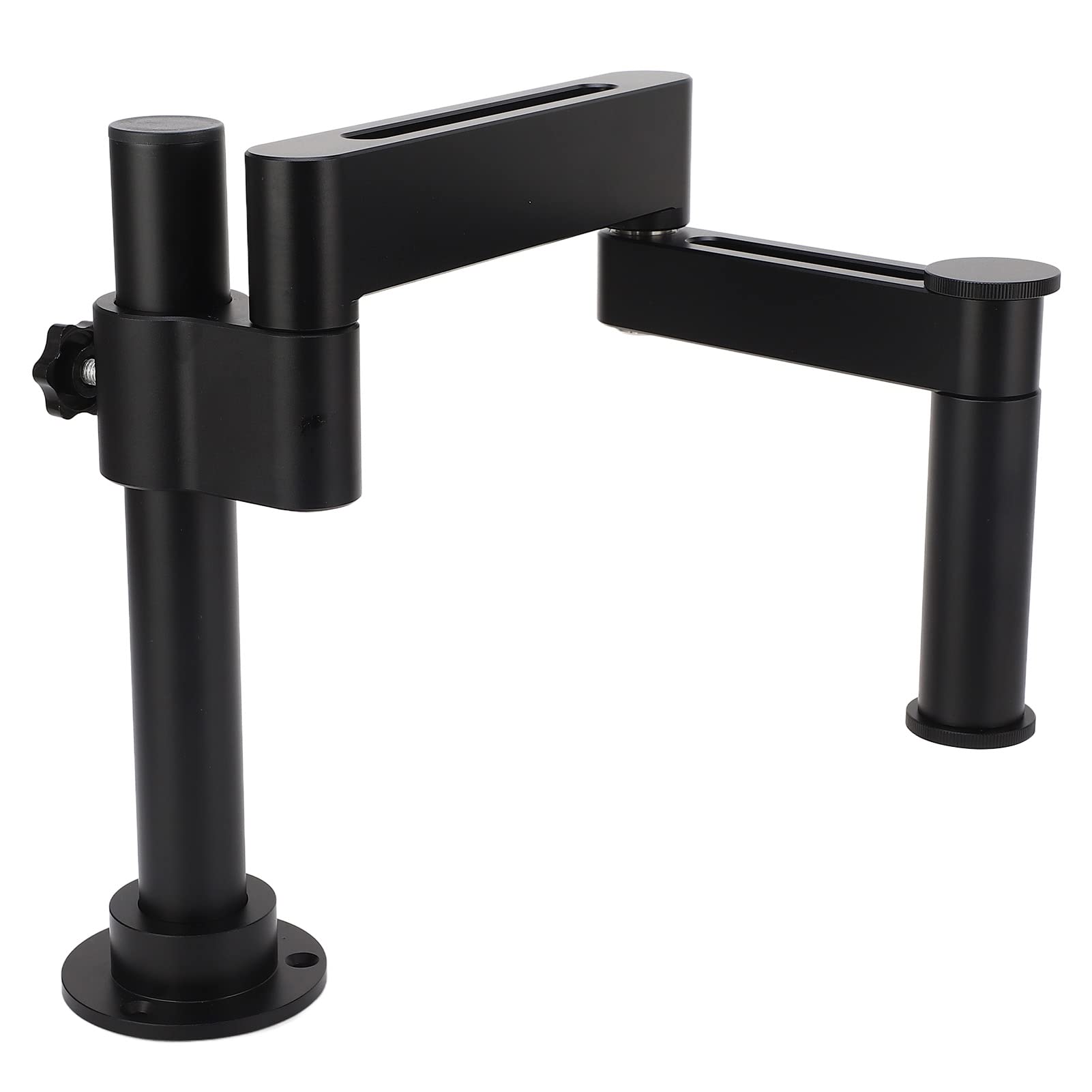 Universal Microscope Stand with 360° Rotation & Adjustable Arm - Heavy Duty Clamp Mount for Microscopes, Cameras, and Lab Equipment - Perfect for Science Labs, Photography Studios, and Home Workspaces