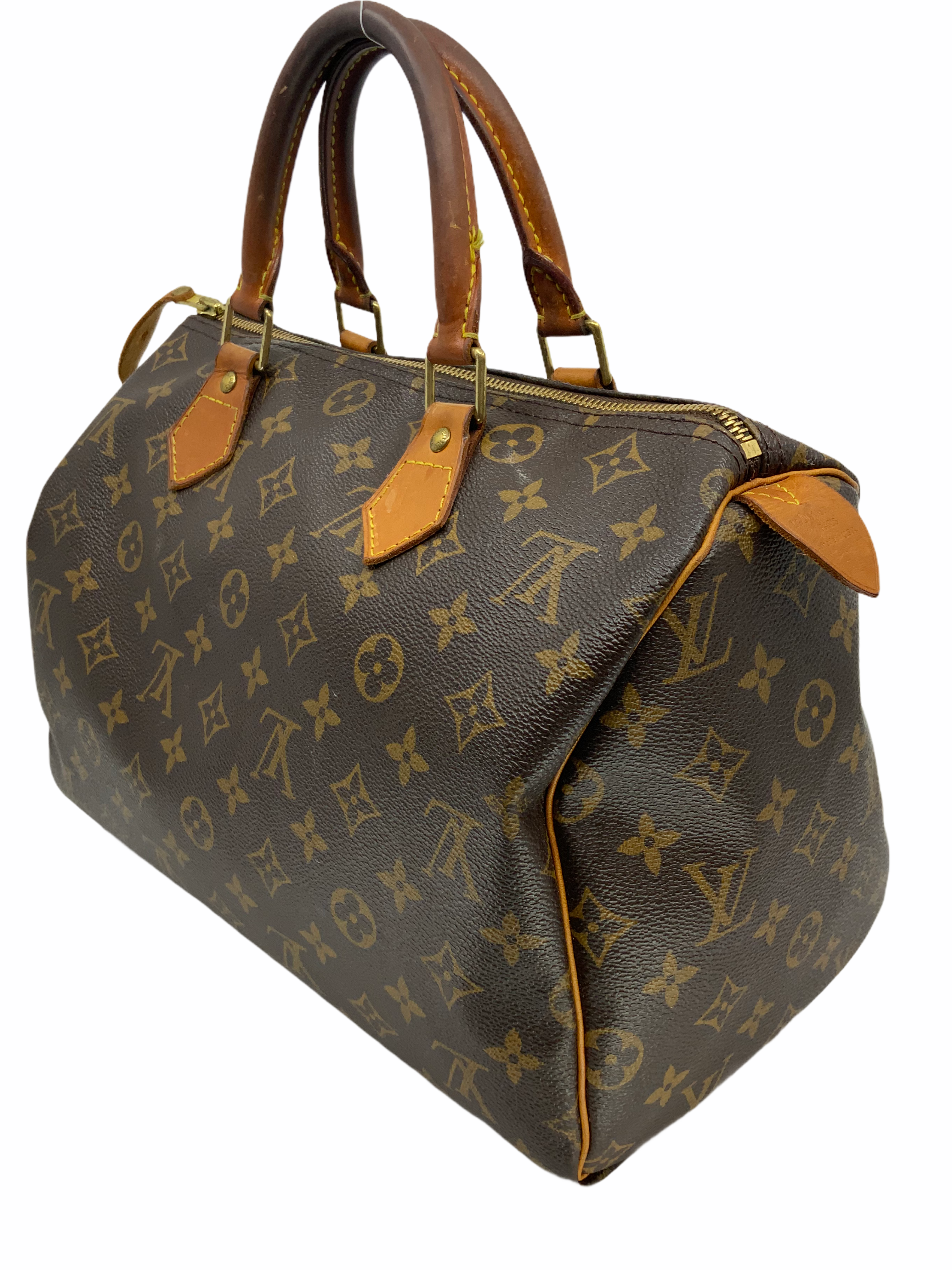 Authentic Louis Vuitton Monogram Speedy 30 Handbag - Luxury Canvas Shoulder Bag for Women - Perfect for Work, Travel & Everyday Use