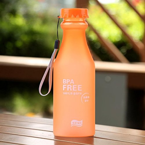 Unbreakable 550ml Sports Water Bottle - Leak-Proof for Gym, Running & Camping