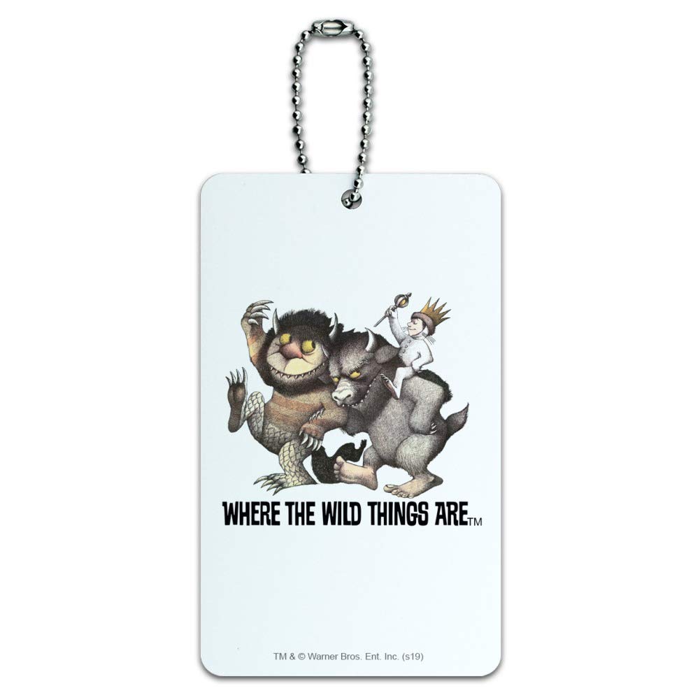 Where The Wild Things Are March Luggage Tag - Durable Suitcase ID Tag for Carry-On Bags - Perfect for Travel, Kids Backpacks & Lost Luggage Identification