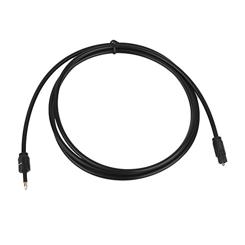 Serounder Digital Optical Audio Cable 1.5m (4.9ft) - 3.5mm Toslink Fiber Optic Cable for Home Theater, Sound Bar, TV, PS5, Xbox - High-Speed Audio Transmission with Gold-Plated Connectors
