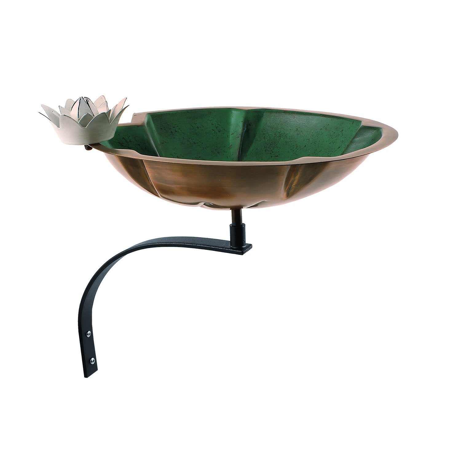 Lilypad Birdbath - Decorative Garden Bird Bath with Natural Leaf Design for Outdoor Bird Watching & Garden Decor
