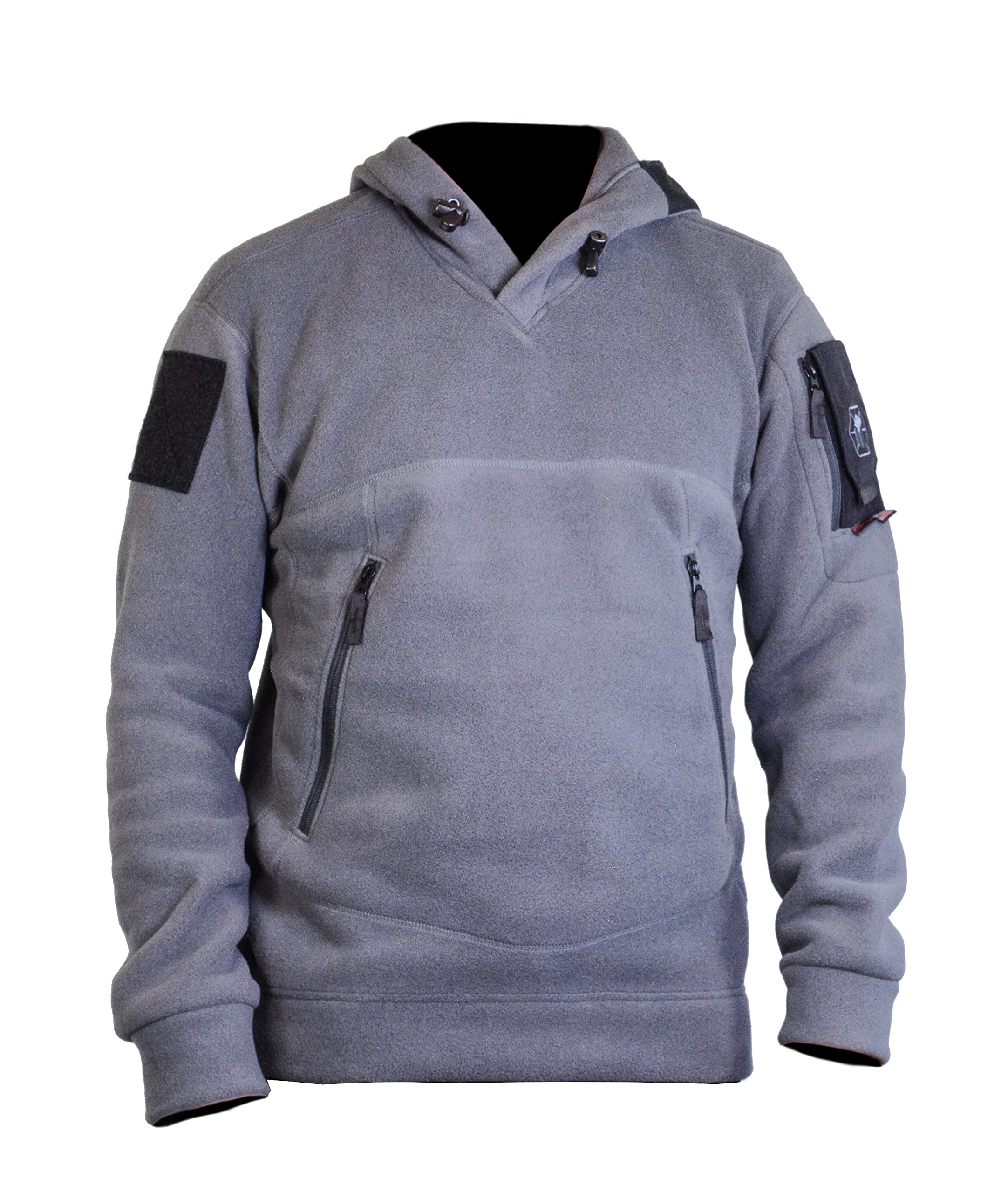 401-WLG-3XL-REG American Hoodie - Wolf Grey - 3XLarge - Regular | Premium Cotton Pullover Hooded Sweatshirt for Men | Perfect for Casual Wear, Gym & Outdoor Activities