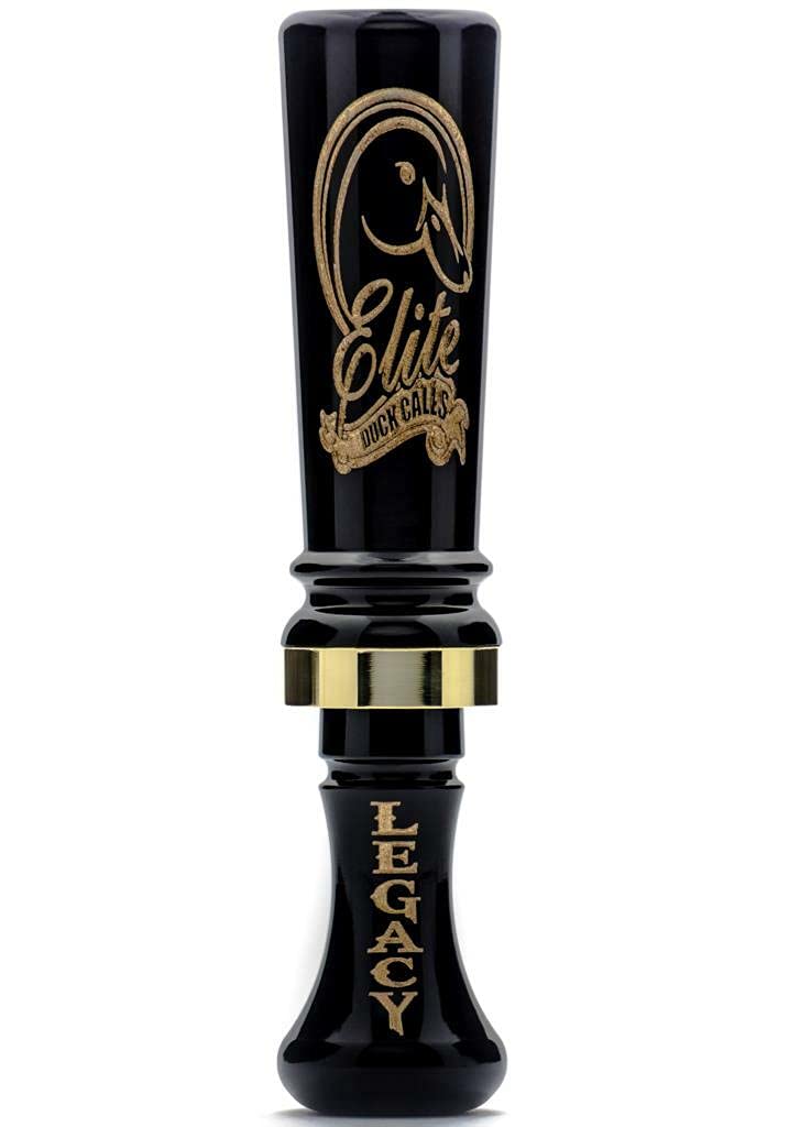 Premium Black Legacy Duck Call - Authentic Waterfowl Hunting Accessory for Realistic Duck Sounds | Perfect for Hunting, Training & Outdoor Adventures