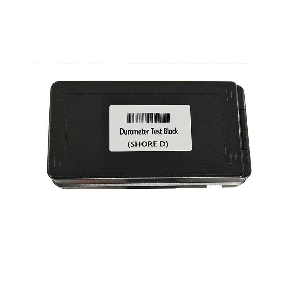 Shore D Durometer Hardness Tester Kit - ASTM D2240 Certified Hardness Test Blocks for Rubber, Plastic & Polymer Testing | Ideal for Quality Control Labs & Industrial Applications
