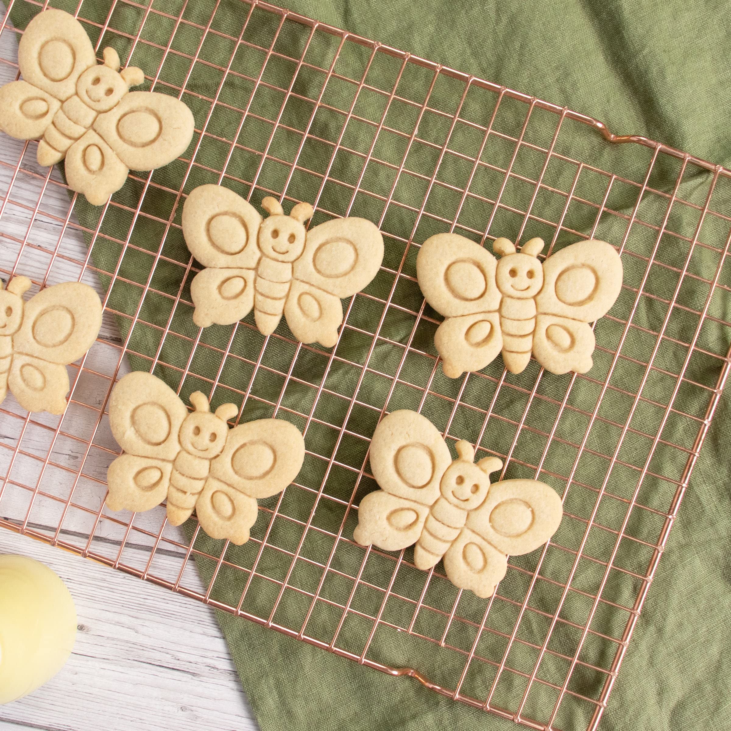 Butterfly Cookie Cutter Set - Stainless Steel Baking Tools for Sugar Cookies, Cake Decorating, and DIY Crafts - Perfect for Holidays, Parties, and Kids Baking Activities
