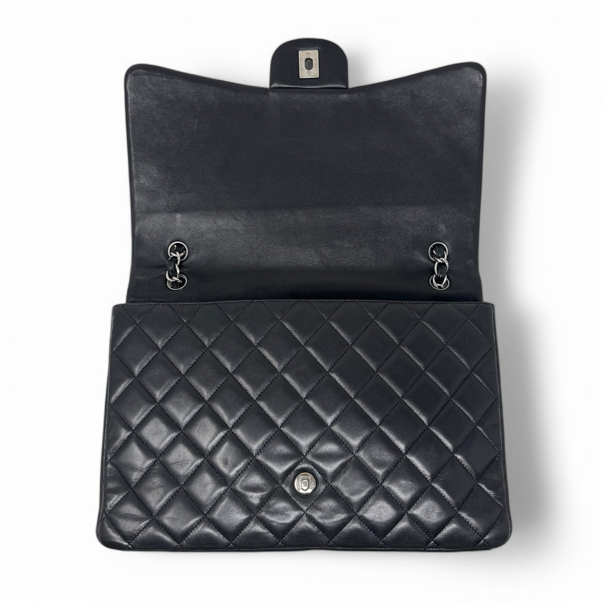 Chanel Black Maxi Classic Flap Bag - Luxury Designer Handbag for Women | Perfect for Evening Events, Parties & Special Occasions