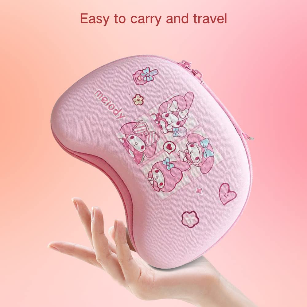 Premium Travel Case for PS5, PS4, Switch Pro, Switch OLED & Xbox Controllers - Durable Hard Shell Protective Cover with Cute Rabbit Design | Perfect for Gaming On-The-Go, Travel Protection & Controller Storage