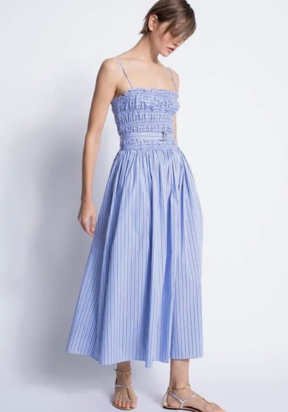 Stylish Panama Stripe Dress for Women - Summer Beach Vacation & Casual Outfit