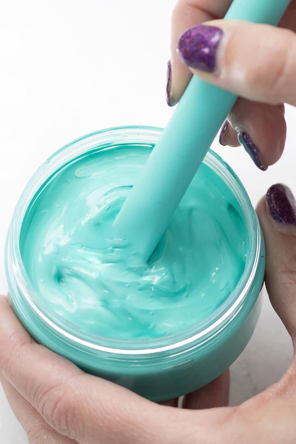 DGAGA Lake Blue Chalk Paste - Premium Chalk Paint for Stencils, Crafts & Screen Printing | Non-Toxic Ink for Mesh Transfer Stencils | Perfect for Furniture, Wood, Canvas, Walls & DIY Home Decor | Ideal for Chalk Art, Creative Projects & Home Improvement